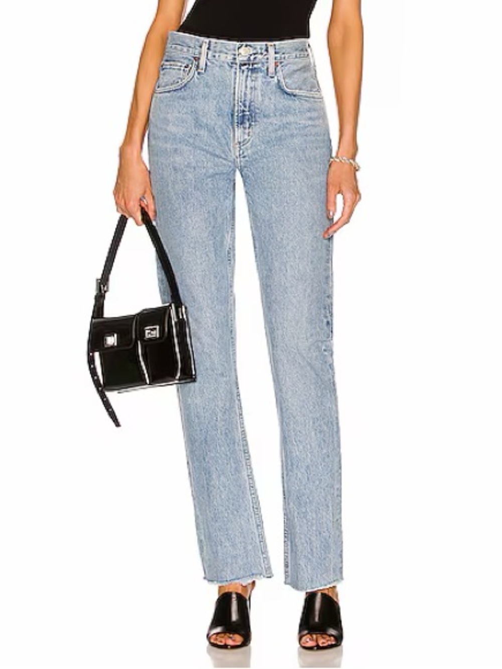 Agolde Women’s Cherie High Rise Straight Denim Jeans